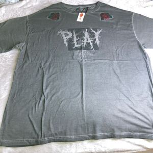 NWT PLAY CLOTHS 2X Skateboarder Goth Graphic Grunge Tee Top